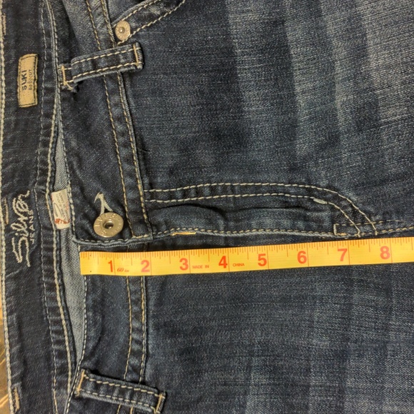 Silver Jeans 22 Dark Wash Bootcut Jeans - Picture 5 of 16